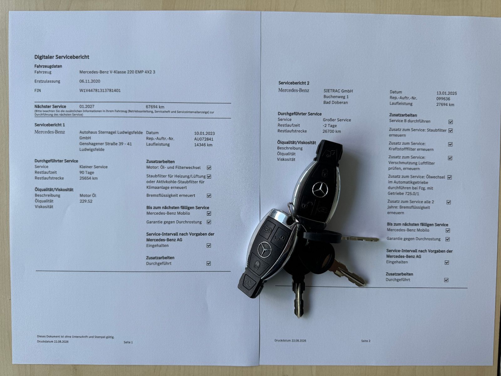 Fahrzeugabbildung Mercedes-Benz V 220 d 9GT MARCO POLO SPORTPAKET AHK LED MBUX+