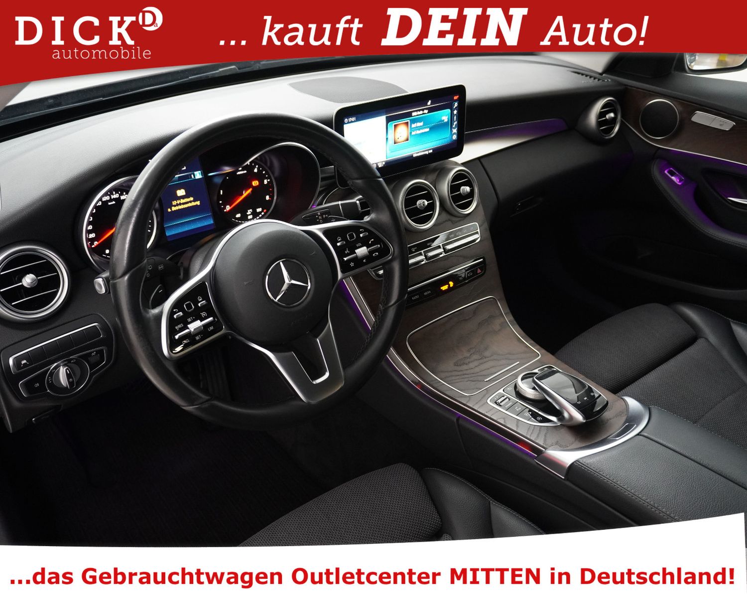 Fahrzeugabbildung Mercedes-Benz C300d 4Mat 9G Avantg COMAND+KAM+LEDER+SHZ+LED+17