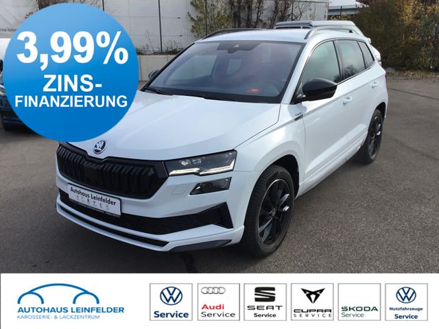 SKODA Karoq 2.0l TDI DSG 4x4 SPORTLINE+AHK+18"+Kamera