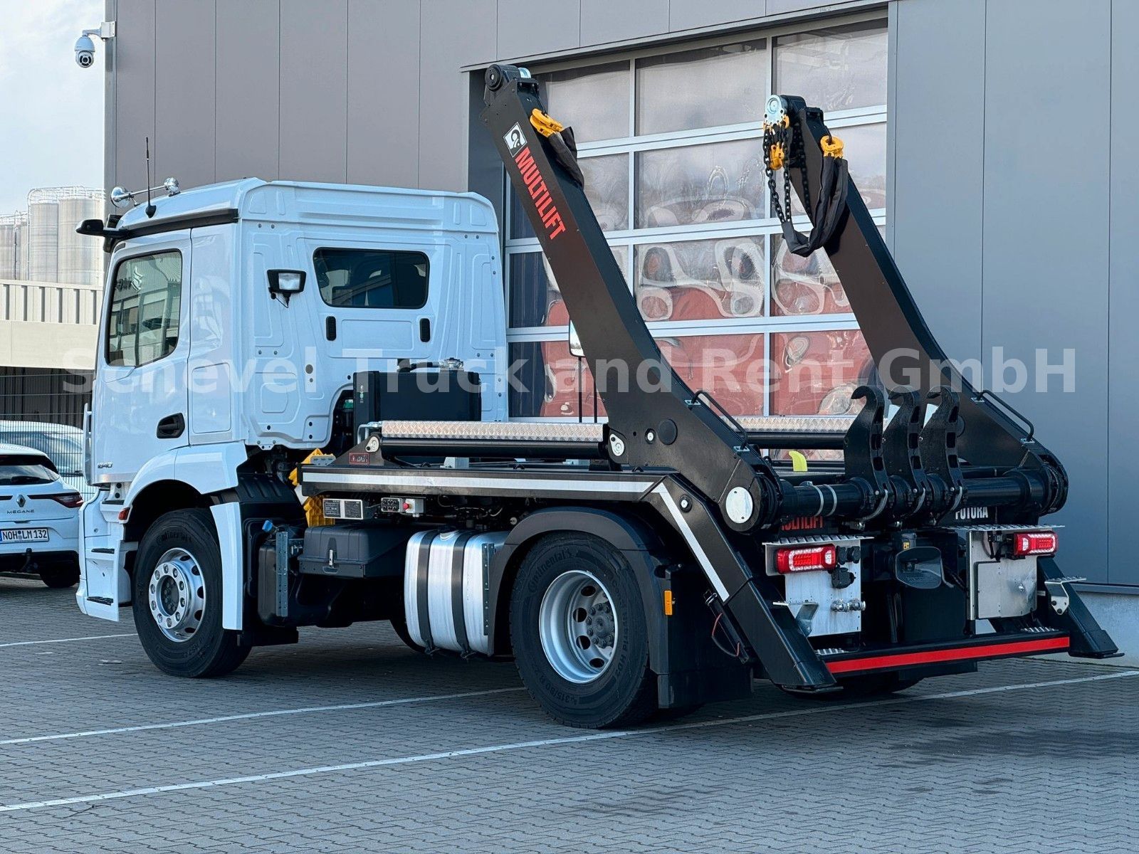 Fahrzeugabbildung Mercedes-Benz Actros 1840 L  Multilift FTR12 Absetzkipper Funk
