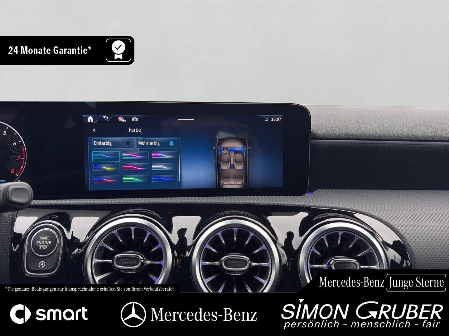 Fahrzeugabbildung Mercedes-Benz A 200 AMG Line KeyGo MBeam Kamera Ambi Distronic