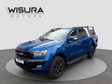 Ford Ranger Wildtrak 3.2 Doka 4x4 I AHK I SHZ I ACC - blaue Ford Ranger