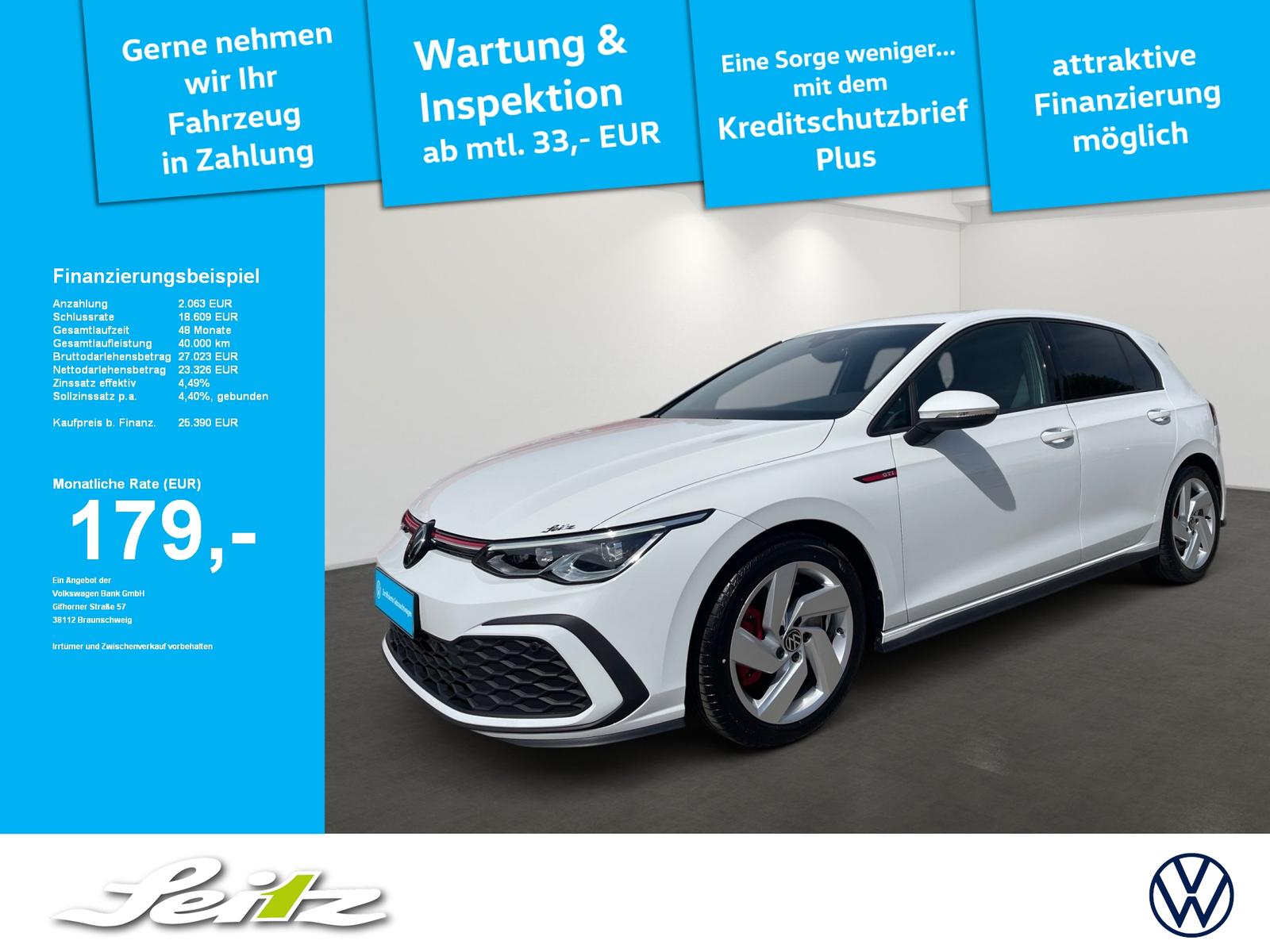 Volkswagen Golf VIII 2.0 TSI GTI *LED*PDC*SITZH*