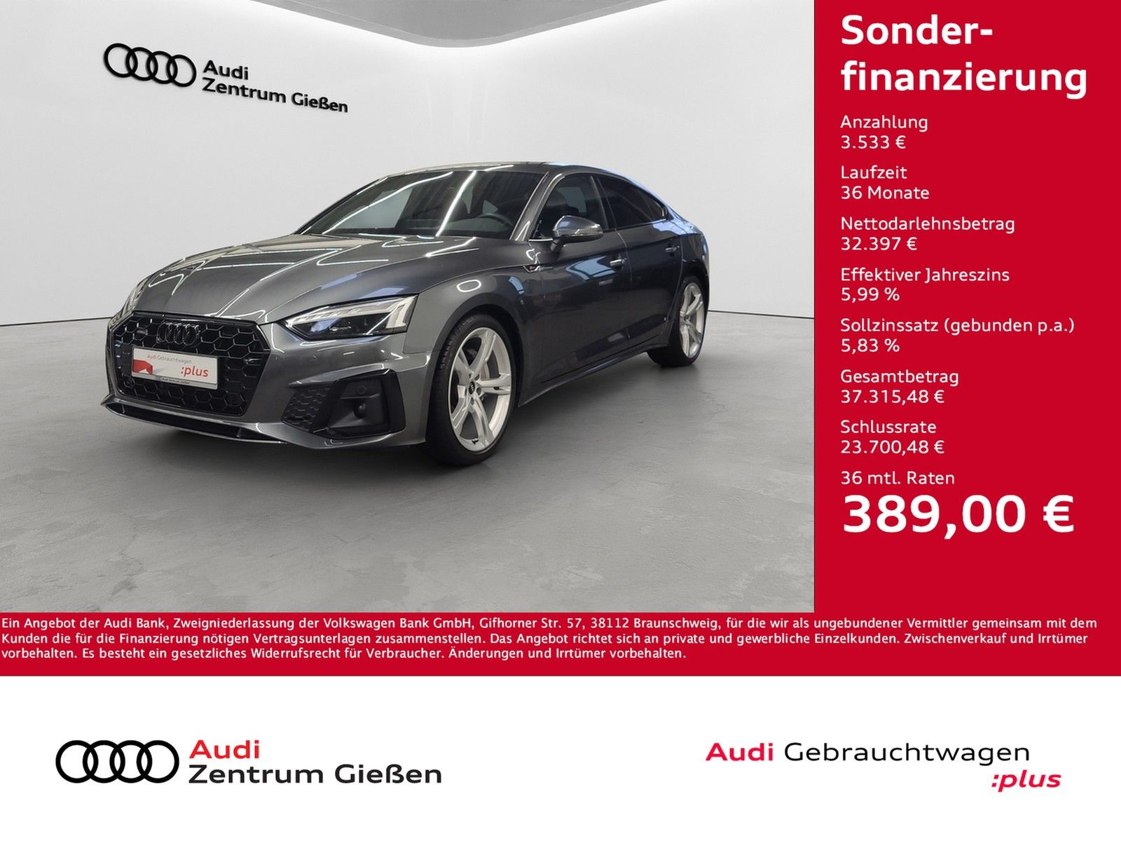 Audi A5 Sportback 40 TDI quattro S line Black Matrix foto 2