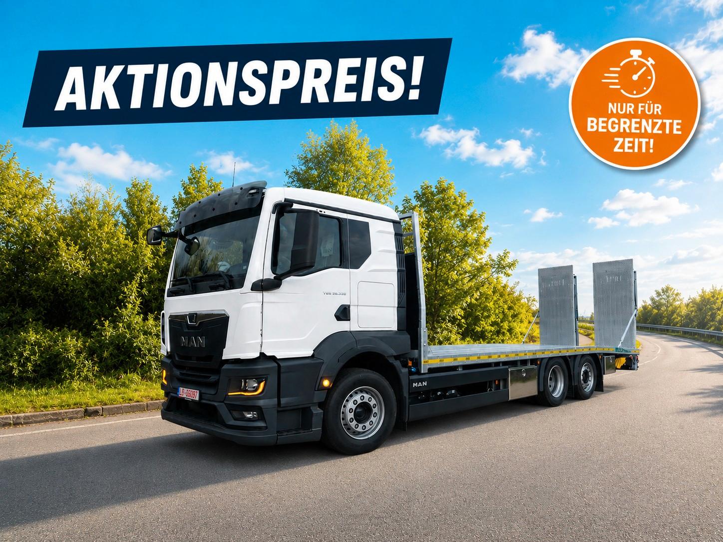 MAN Beko Staplertransporter Arbeitsbühnentransporter