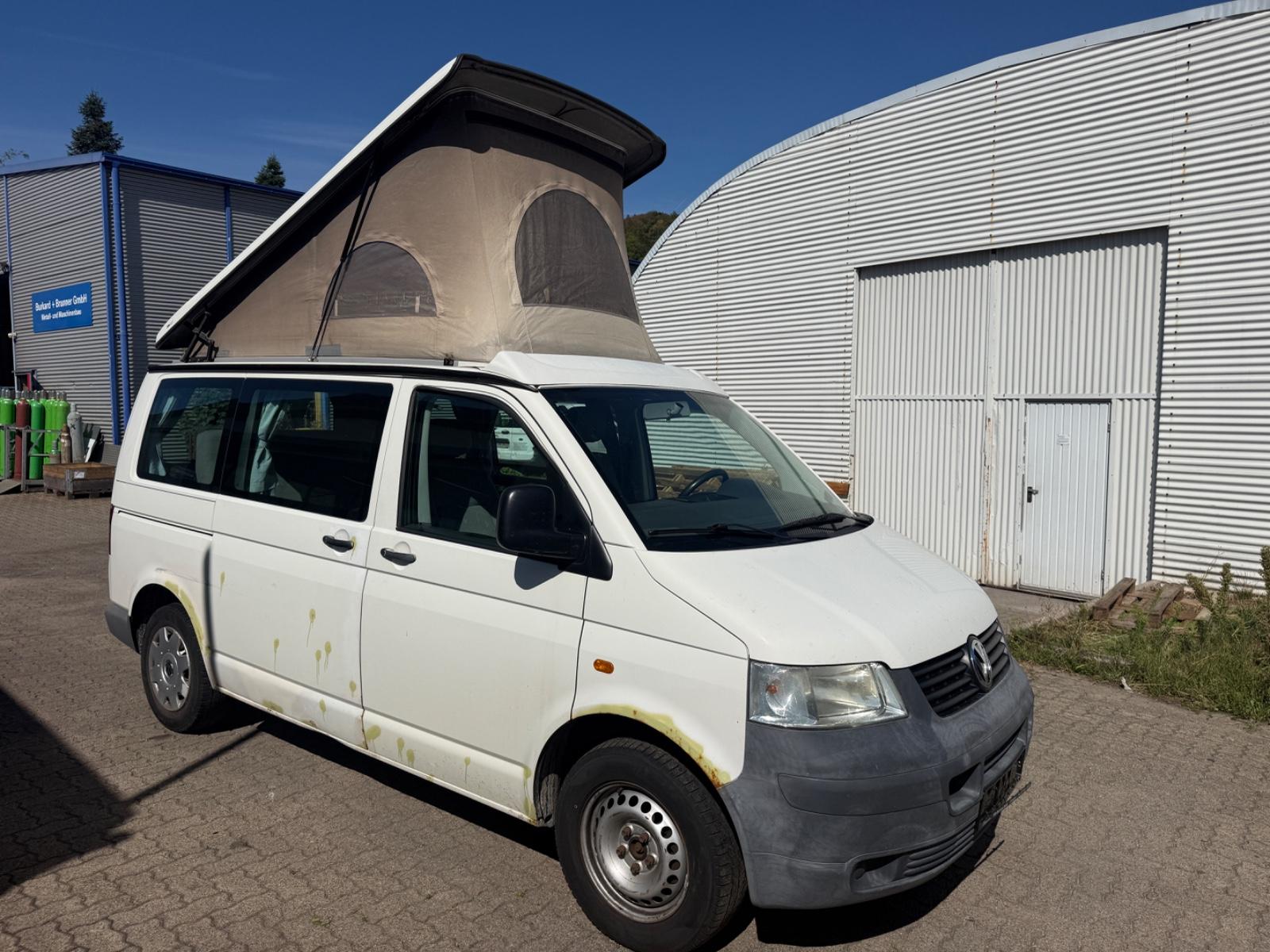 Volkswagen T5 1.9TDI Aufstelldach Klima Küche TÜV