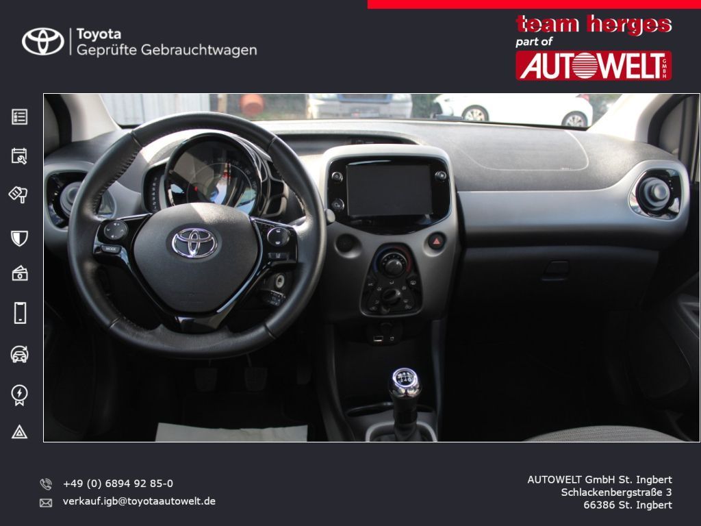 Fahrzeugabbildung Toyota Aygo x-play Team Deutschland