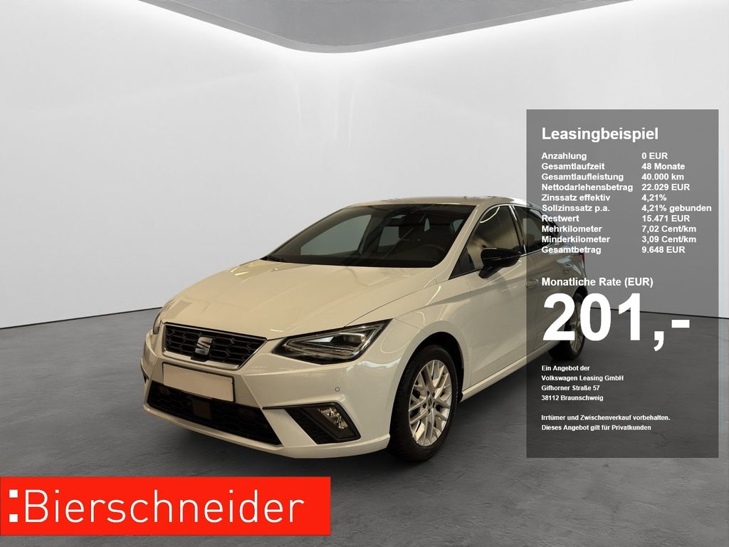 Ibiza 1.0 TSI DSG FR ab 149.- EUR mtl. 1000.- An