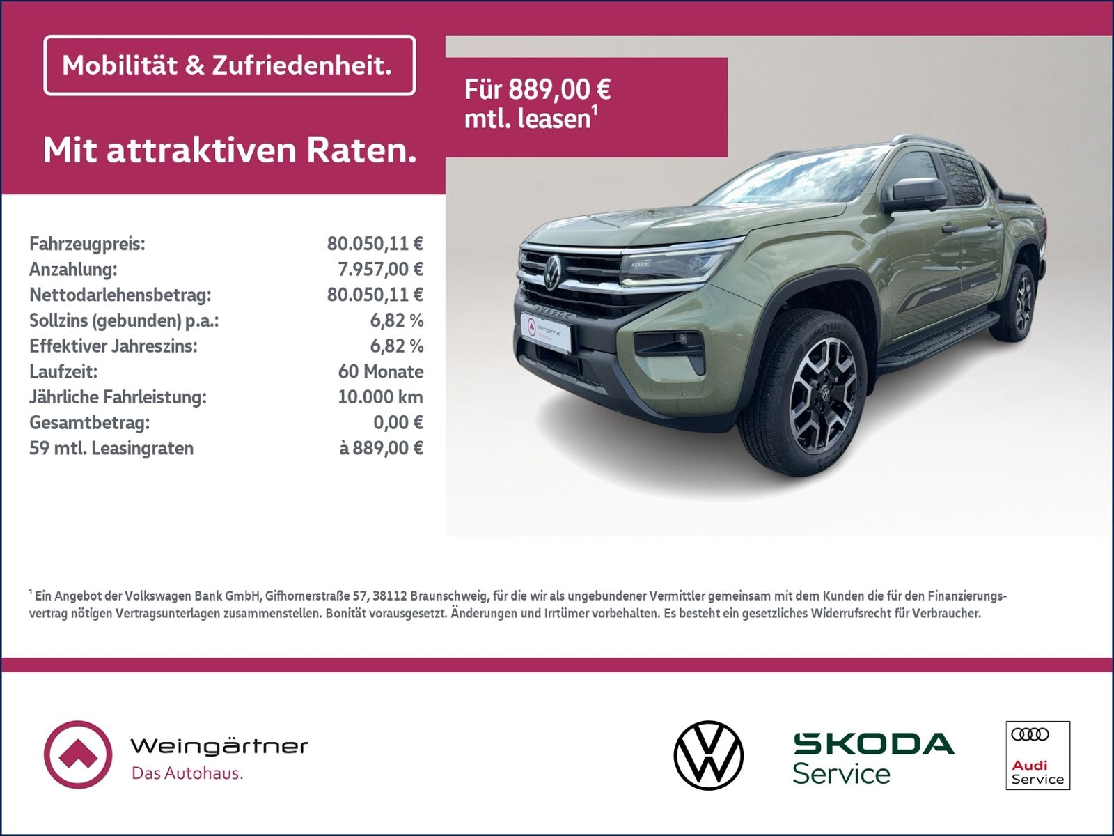 Volkswagen Amarok PanAmericana  3.0 TDI 4MOTION, AHK, Sthzg