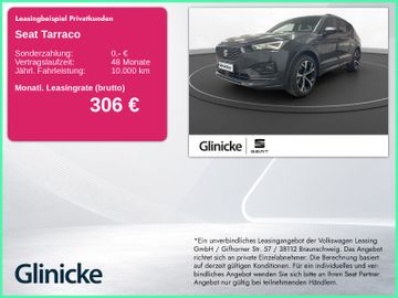 Seat Tarraco 1.5 TSI FR LED LM 19" PDC+RFK ACC Full L