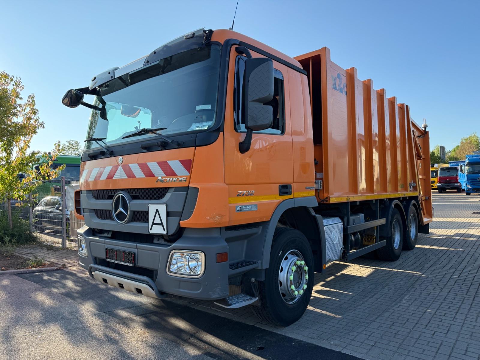 Mercedes-Benz Actros 2732 6x4 Müllwagen/BLATT-BLATT/Klima/EEV