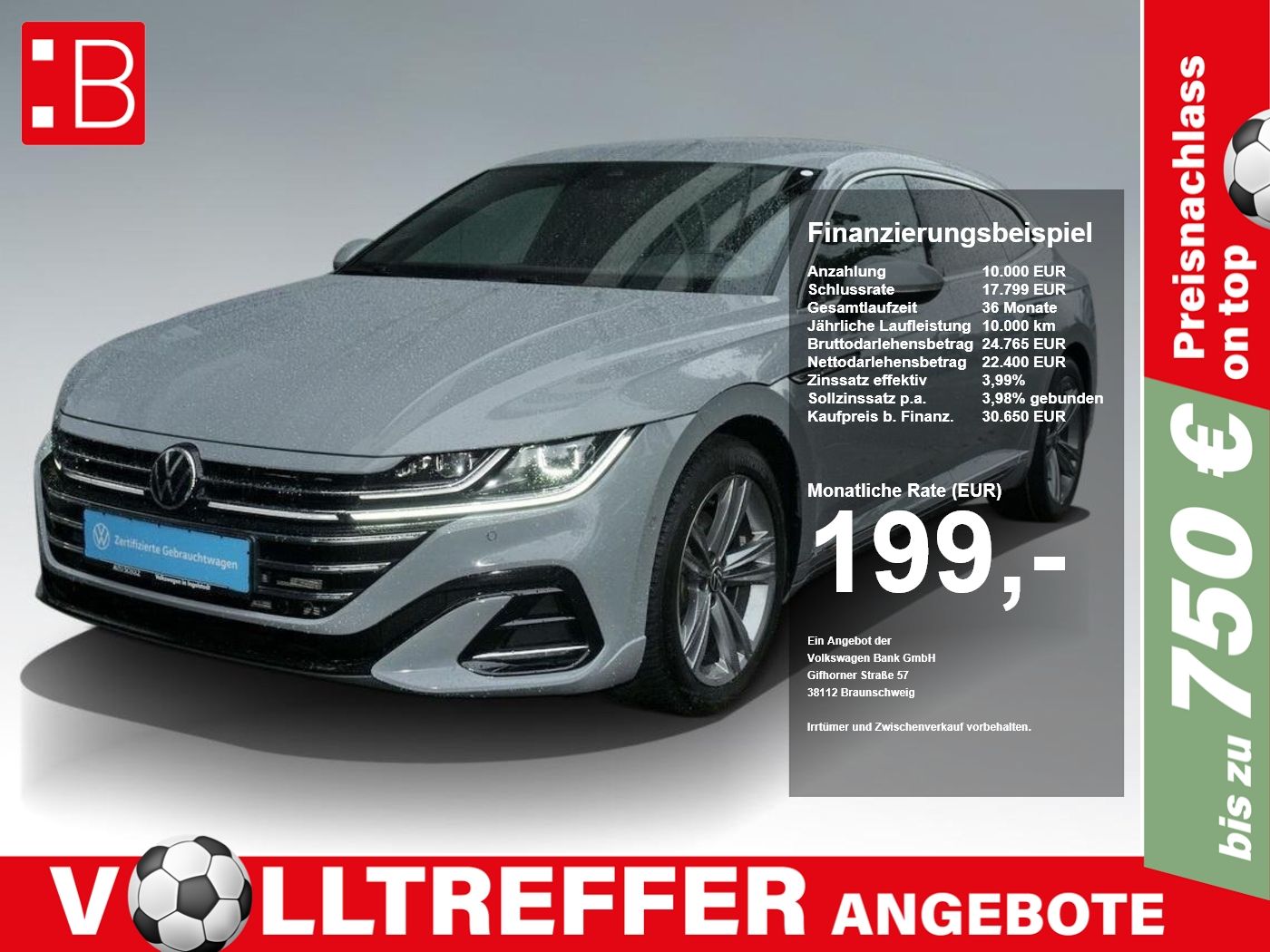 VW Arteon SB 2.0 TSI DSG R-Line NAVI KAMERA IQ.LIGH