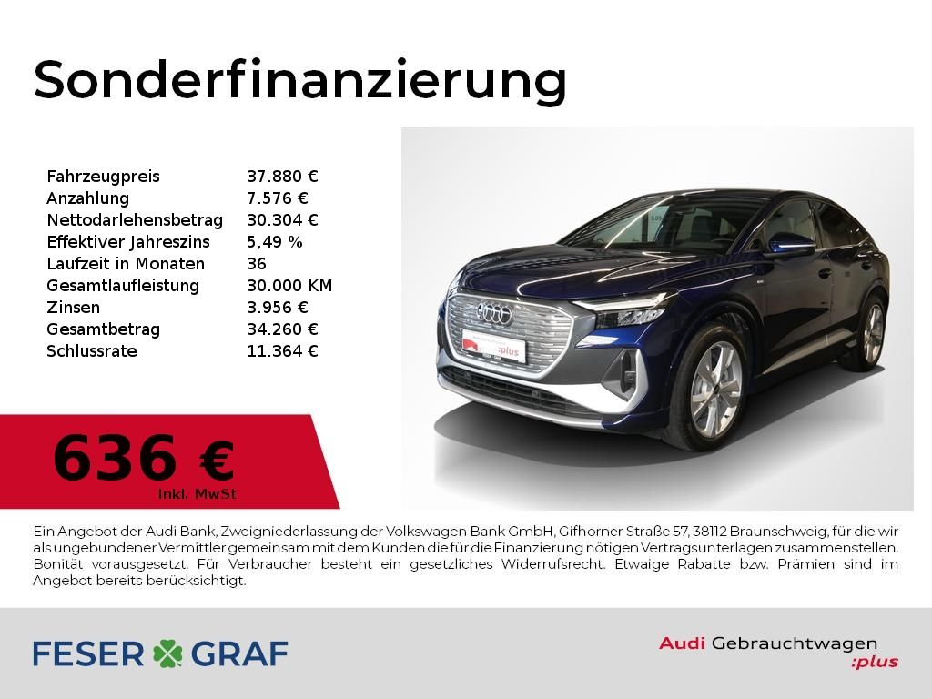 AUDI Q4 Sportback 40 e-tron Navi Plus/Kamera/Wärmepum