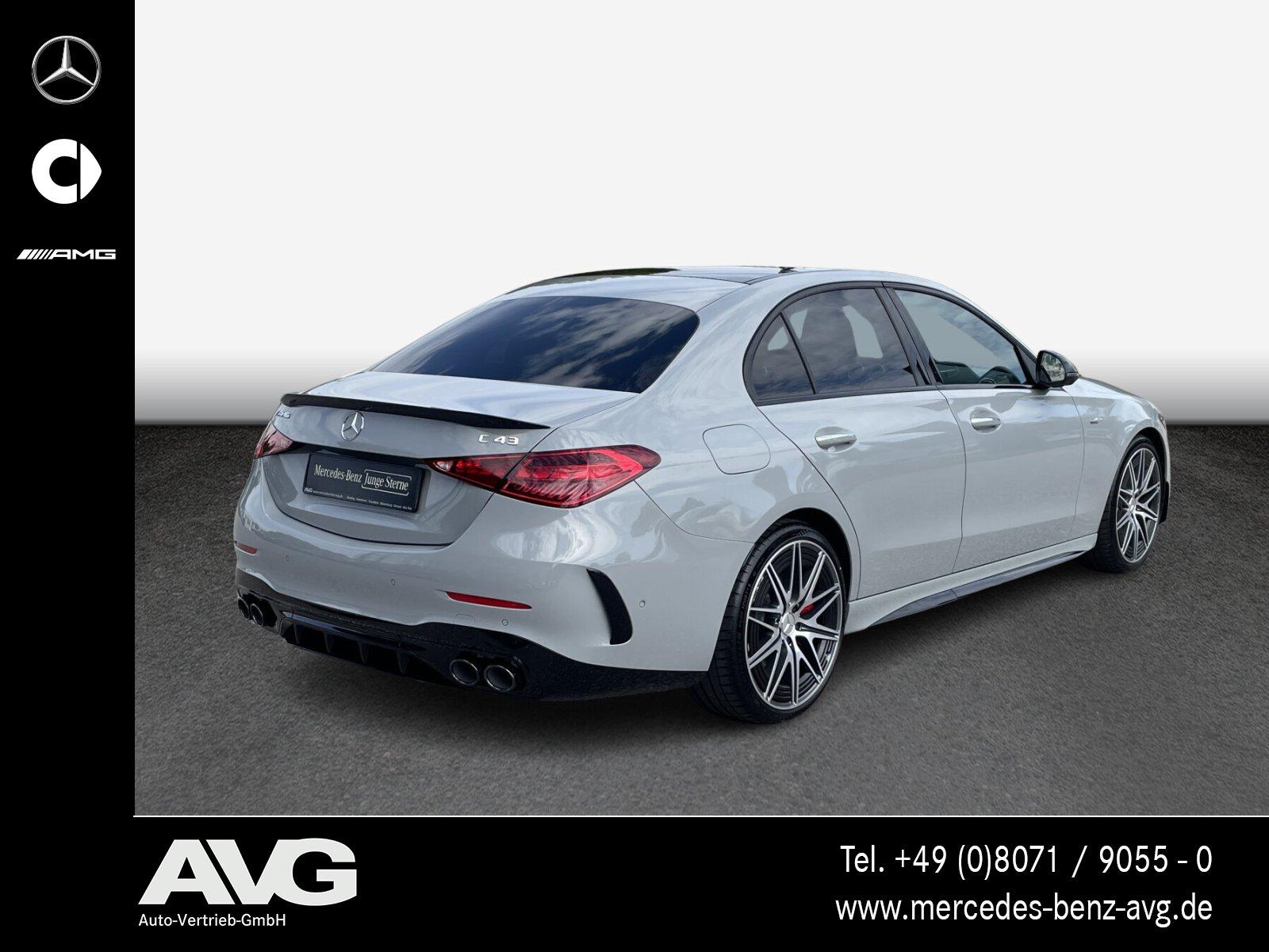Mercedes-Benz AMG C 43 4M Pano Dyn+P ALPINGRAU 20 Night Distr