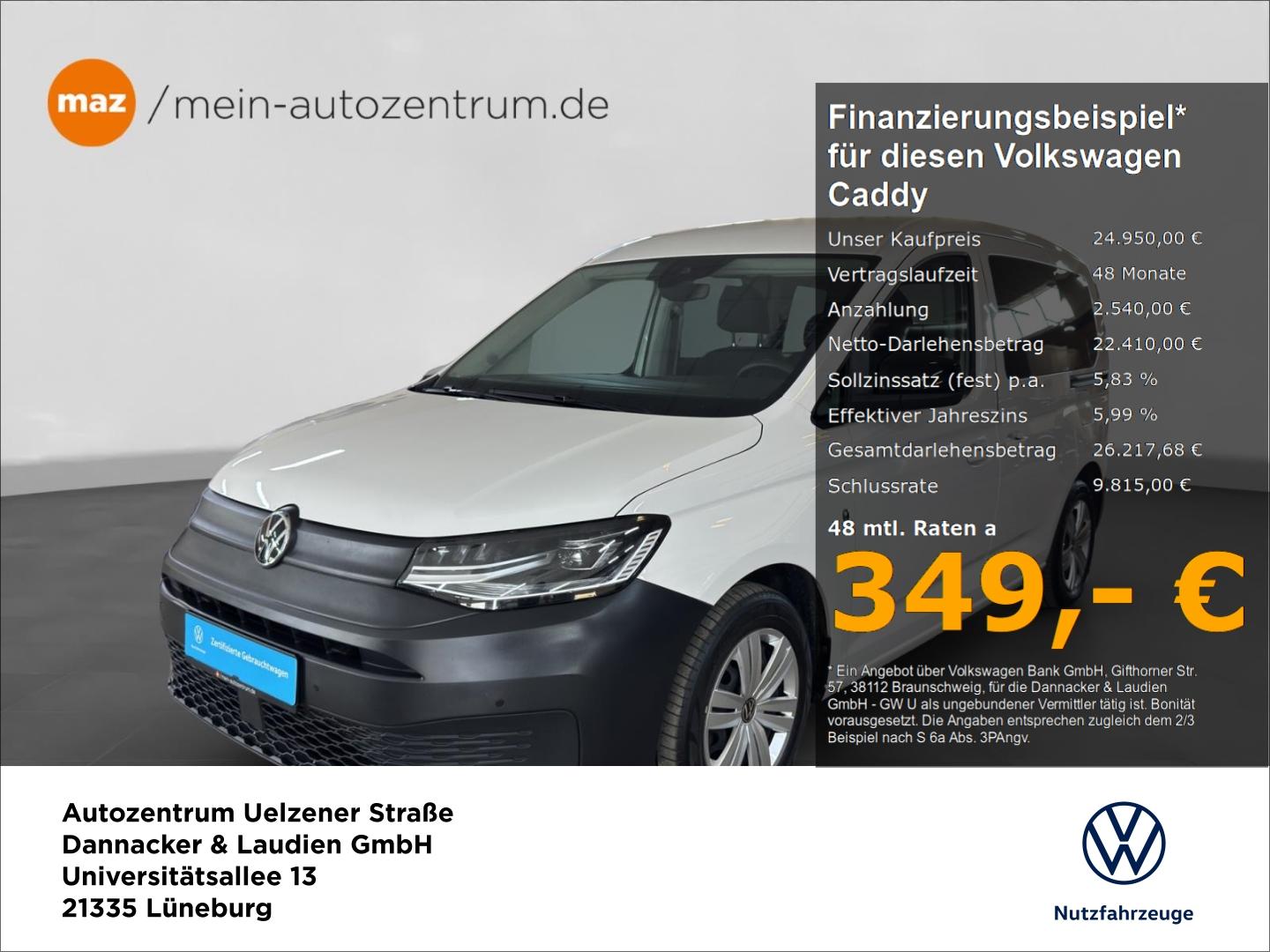 Volkswagen Caddy 2.0 TDI 4Motion LED AHK App-Connect PDC Si