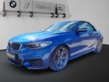 BMW M240i Cabrio M SPORT DrivingAss HarmanKar ParkAs - mit Benzin-Antrieb: Blau, Vollleder, Ambiente-Beleuchtung, Cabrio