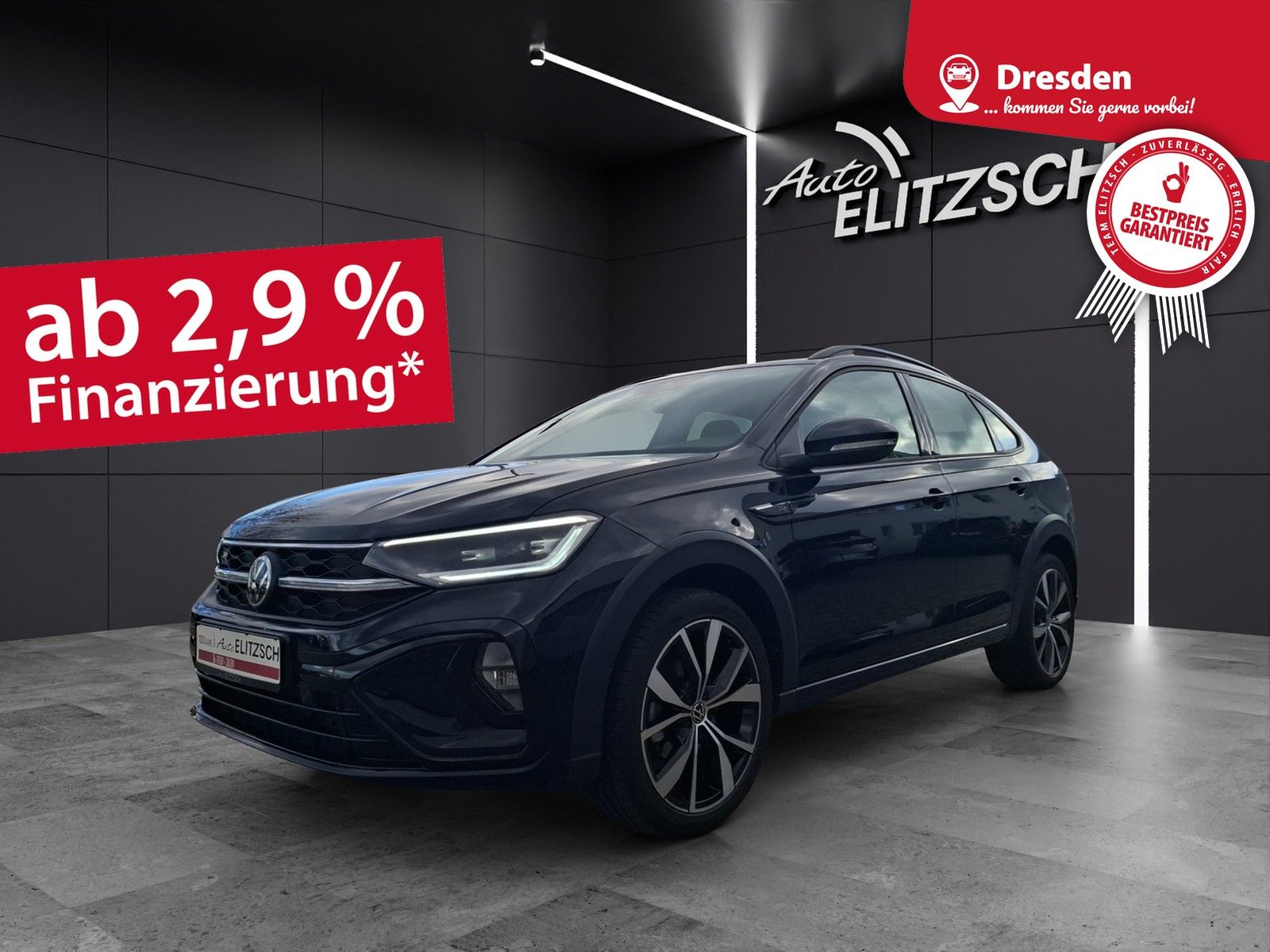 Fahrzeugabbildung Volkswagen Taigo R-Line DSG Matrix AHK Navi VC ACC RFK SH