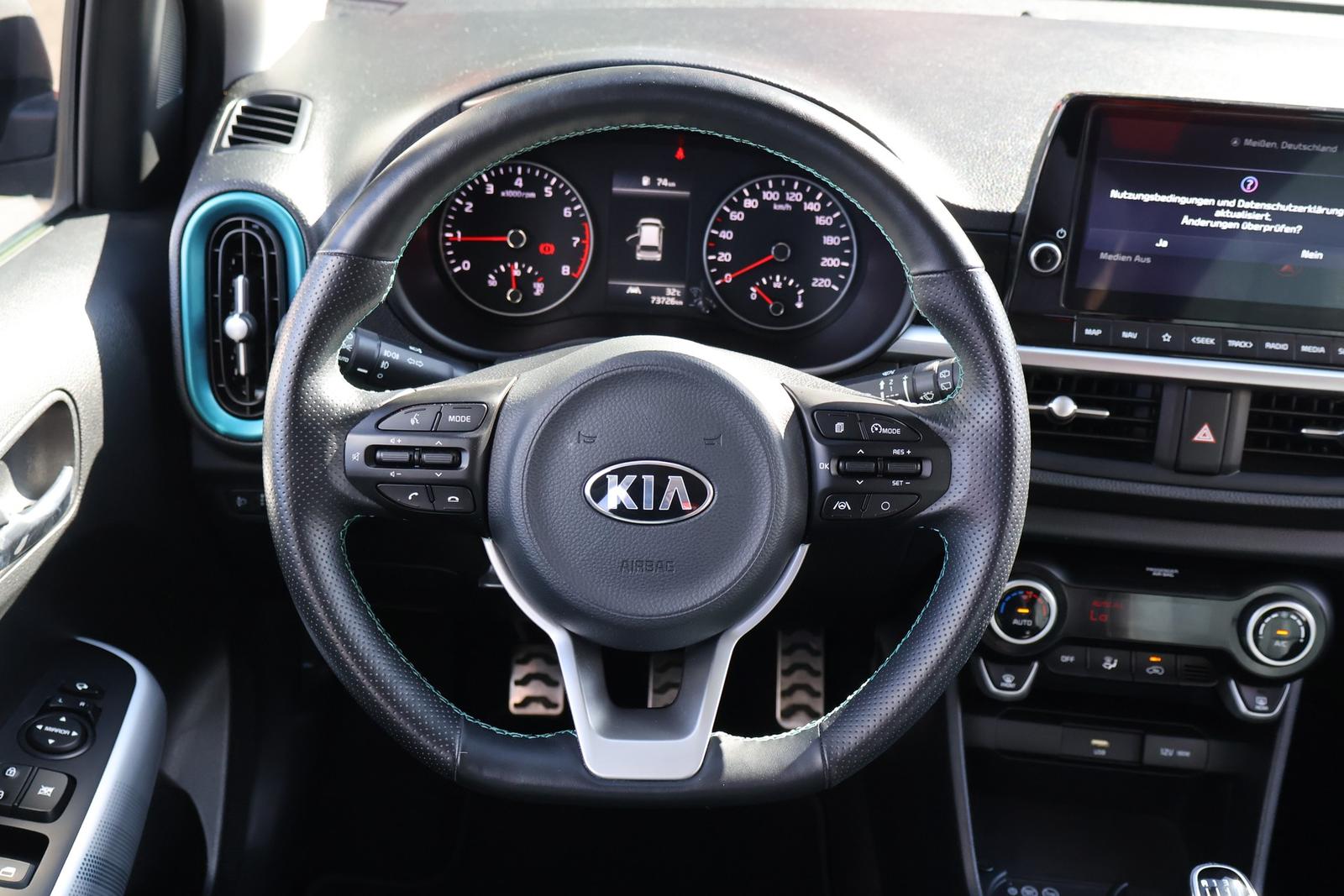Kia Picanto 1.0 T-GDI X-Line Klimaaut. Navi Tempomat, миниатюра 19