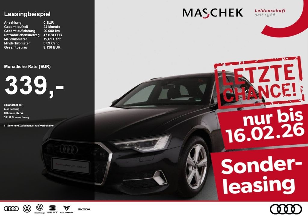 A6 Avant advanced 45 TFSI quat S tronic AHK Pano