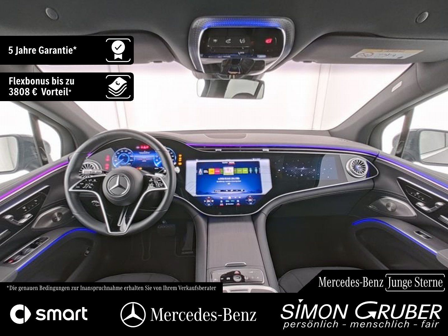 Fahrzeugabbildung Mercedes-Benz EQS 450 4M SUV Pano Hyper AHK Mod 2026 118kwh