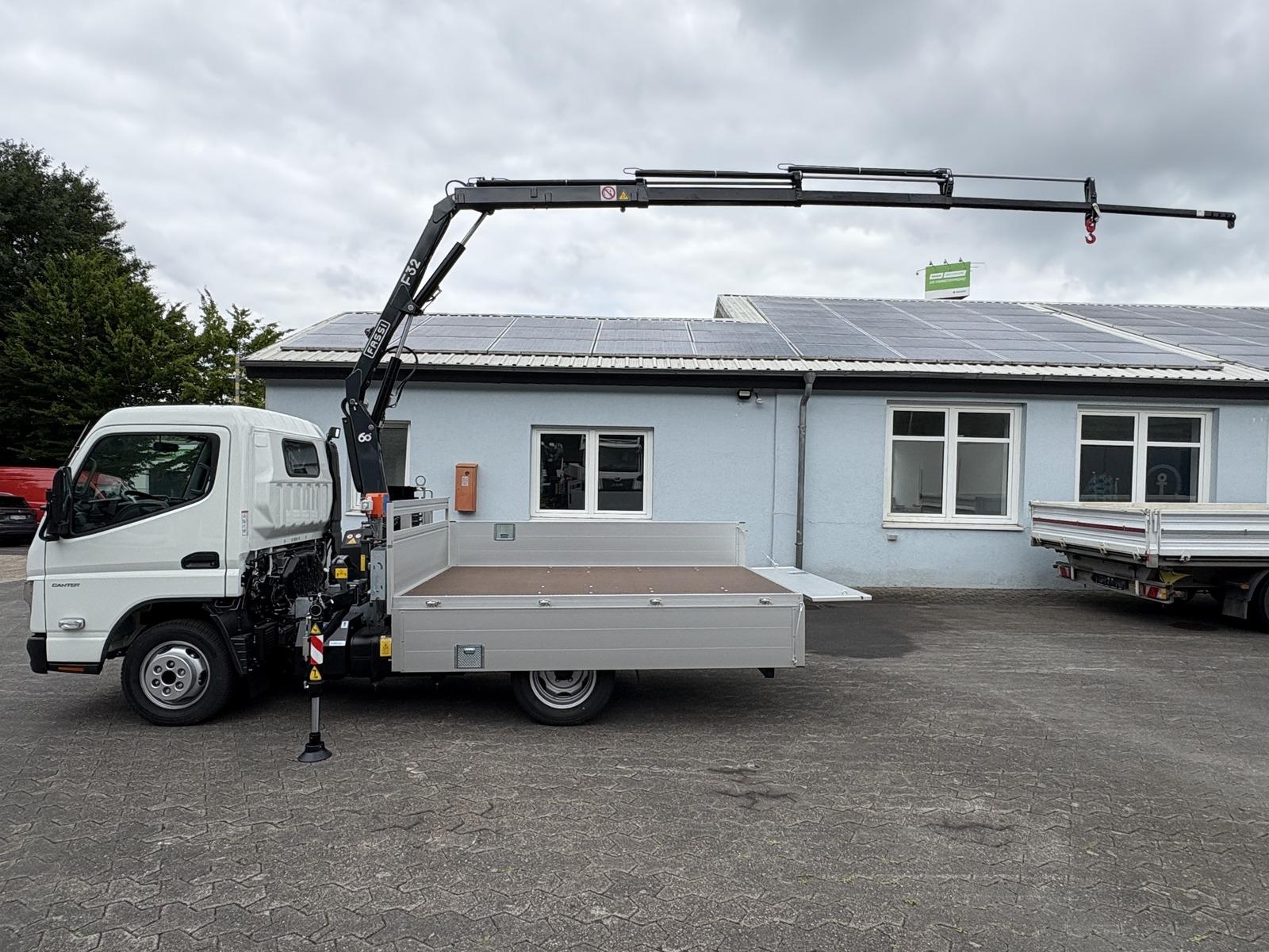 FUSO 3S15 Alu Pritsche 2.80m Ladekran Funk! sofort ve