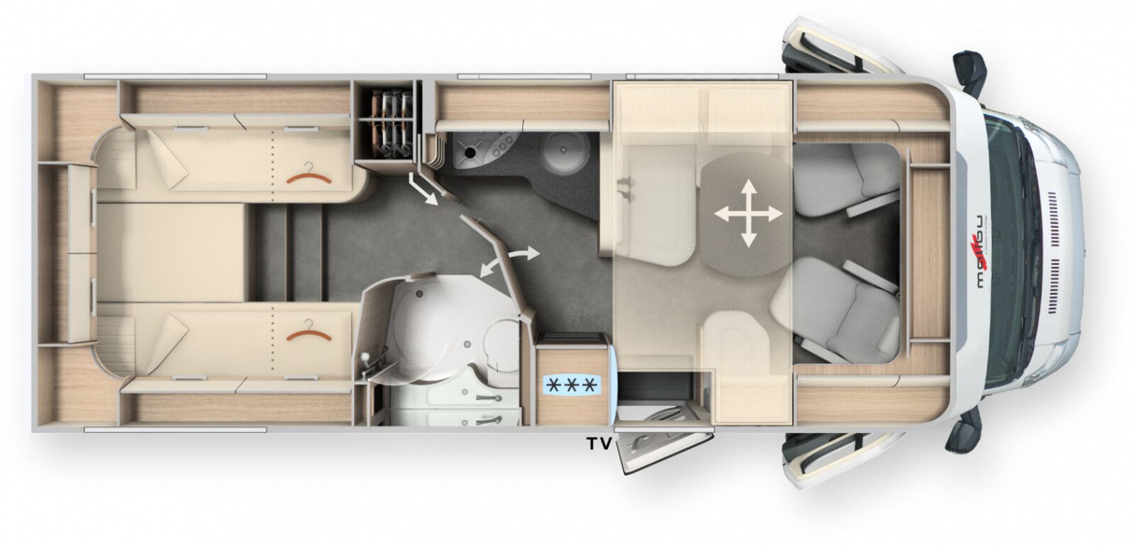 Fahrzeugabbildung Malibu T 460 LE