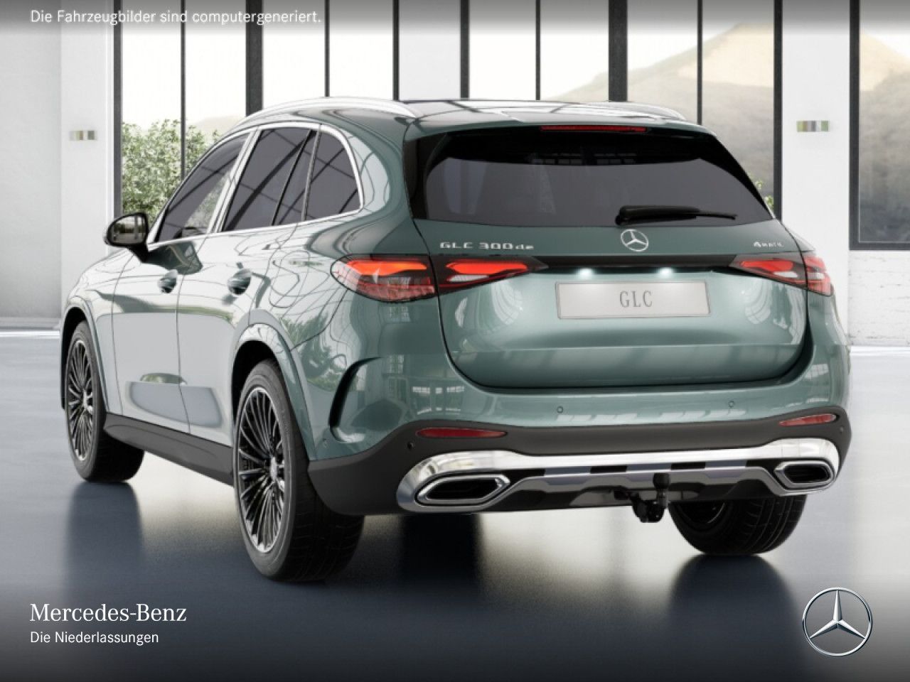 Mercedes-Benz GLC 300 de 4M AMG+PANO+360+AHK+LED+TOTW+KEYLESS foto 21