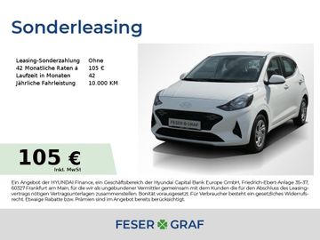 Hyundai Leasingangebot: Hyundai i10 SELECT NAVI KAMERA CARPLAY KLIMA USB