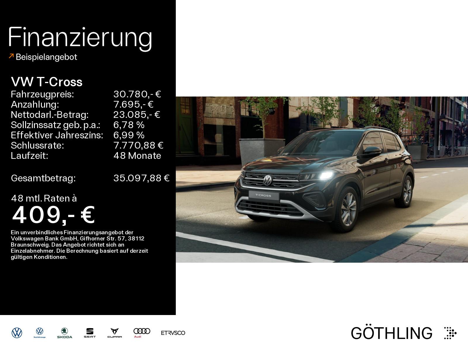 Volkswagen T-Cross Life 1.0 l TSI 85 kW (116 PS) 7- Gang-Do