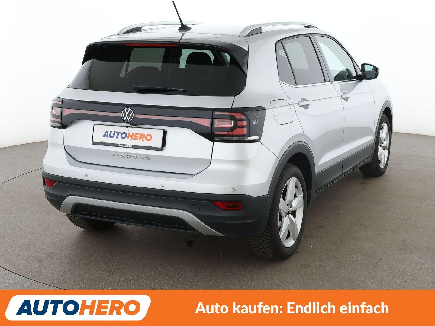 Volkswagen T-Cross 1.0 TSI Style Aut.*NAVI*LED*SPUR*PDC*SHZ, миниатюра 5