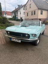 Ford Mustang V8 302 Cabrio 1969 Aztec Aqua - 4-Sitzer Roadster