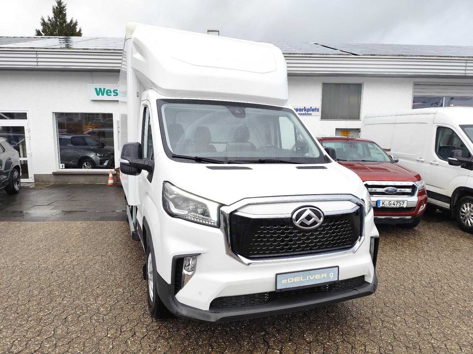 Maxus eDeliver 9 KOFFER mit Ladebordwand ! L4