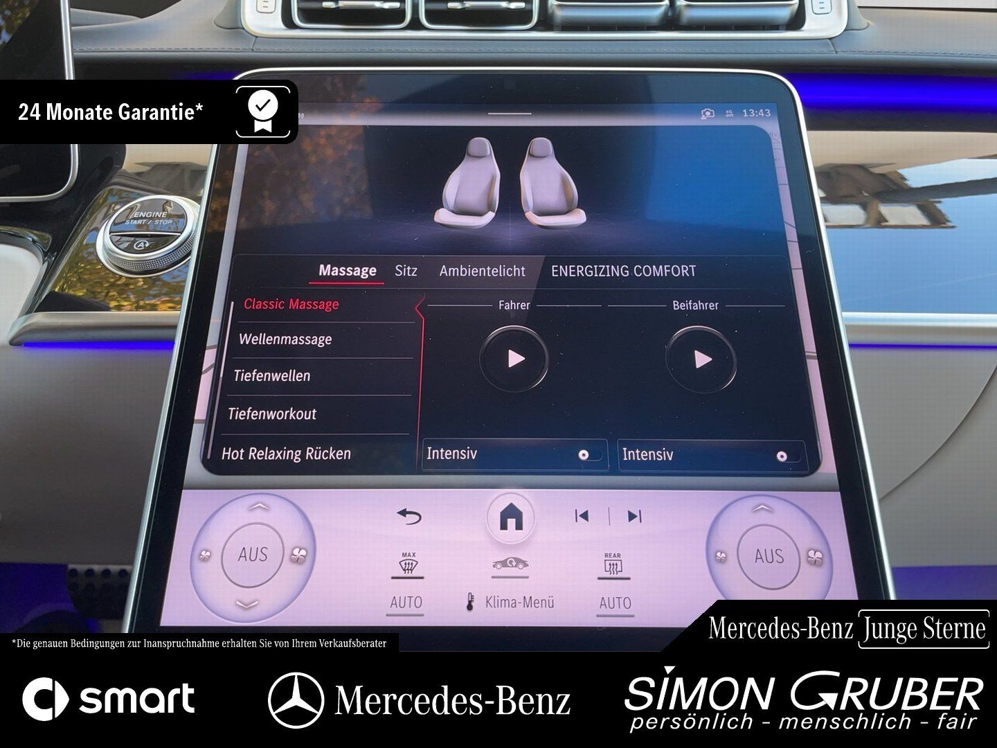 Fahrzeugabbildung Mercedes-Benz S 580 4M L AMG Exklusive Manufaktur Fondentert.