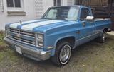 Chevrolet Silverado, Pick up 1986 H-Zulassung - blaue Chevrolet Silverado