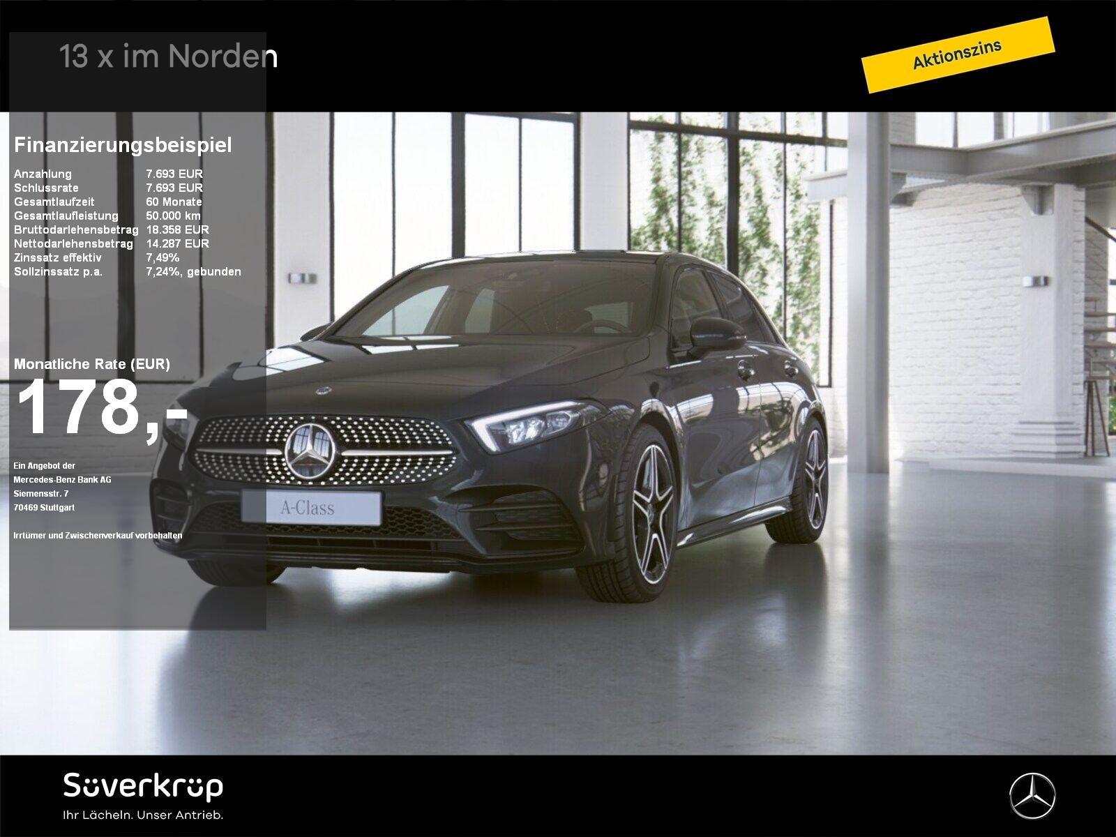 Mercedes-Benz A 180 AMG NIGHT PREMIUM KAMERA PANO SPUR PDC SHD