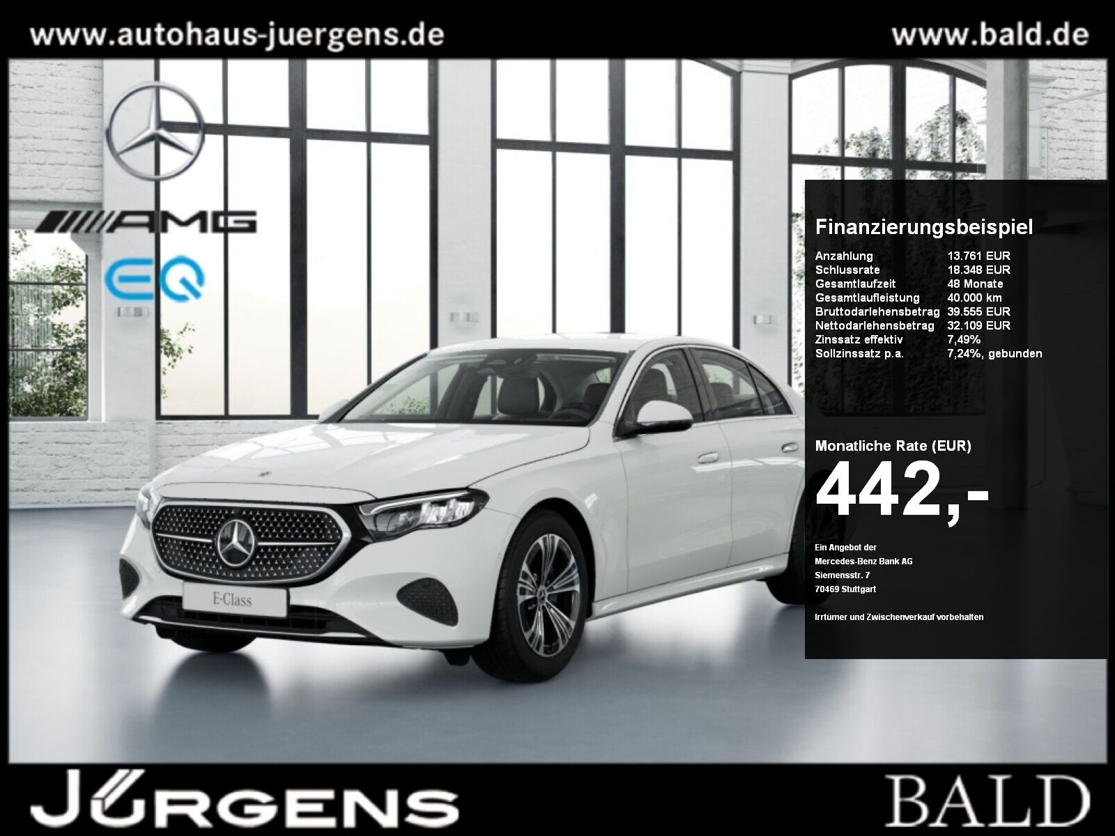 Mercedes-Benz E 200 Avantgarde+Distr+Ambiente+Cam+LED+Navi