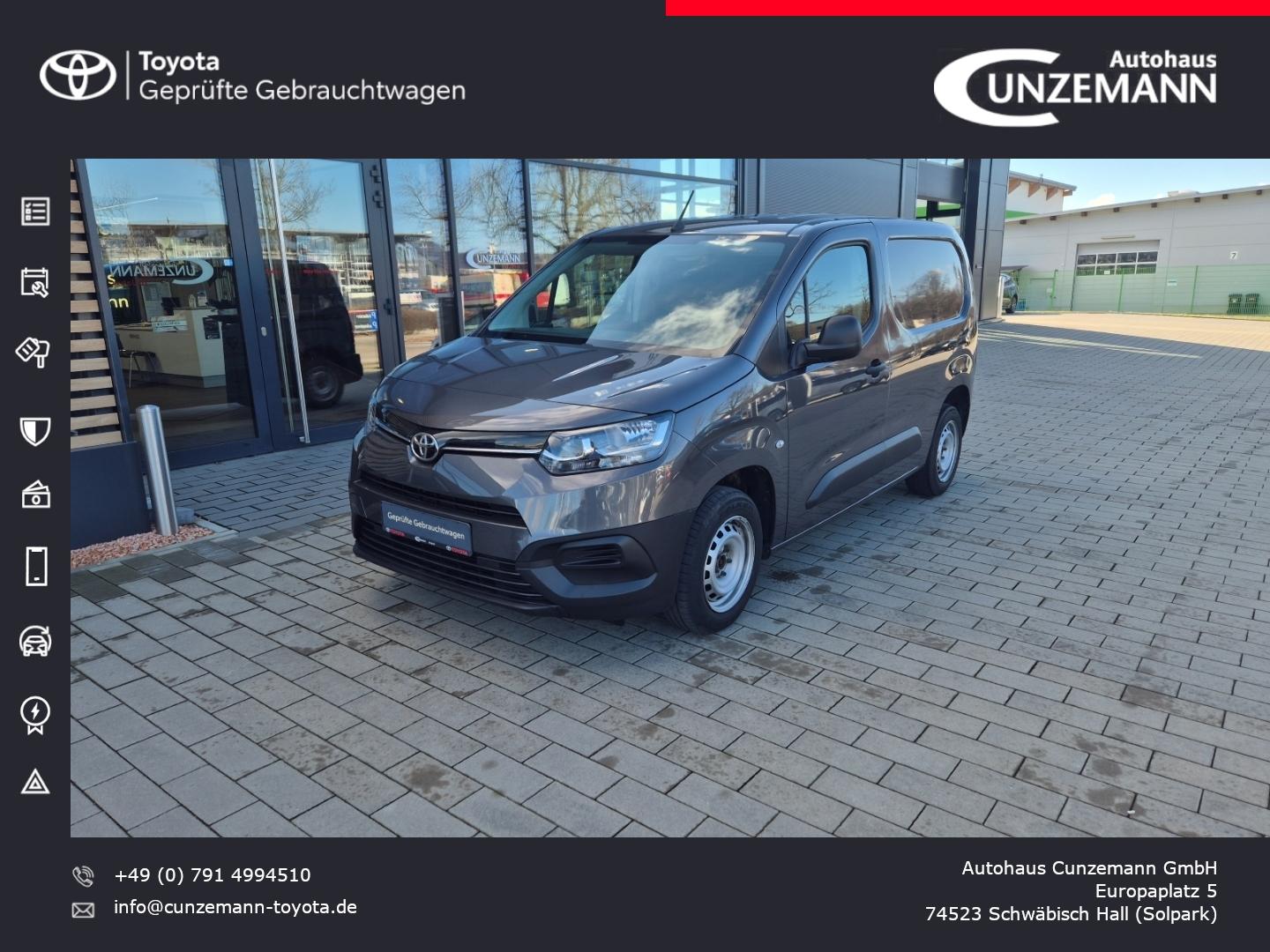Toyota Proace City 1,2l Turbo L1 Duty inkl. AHK