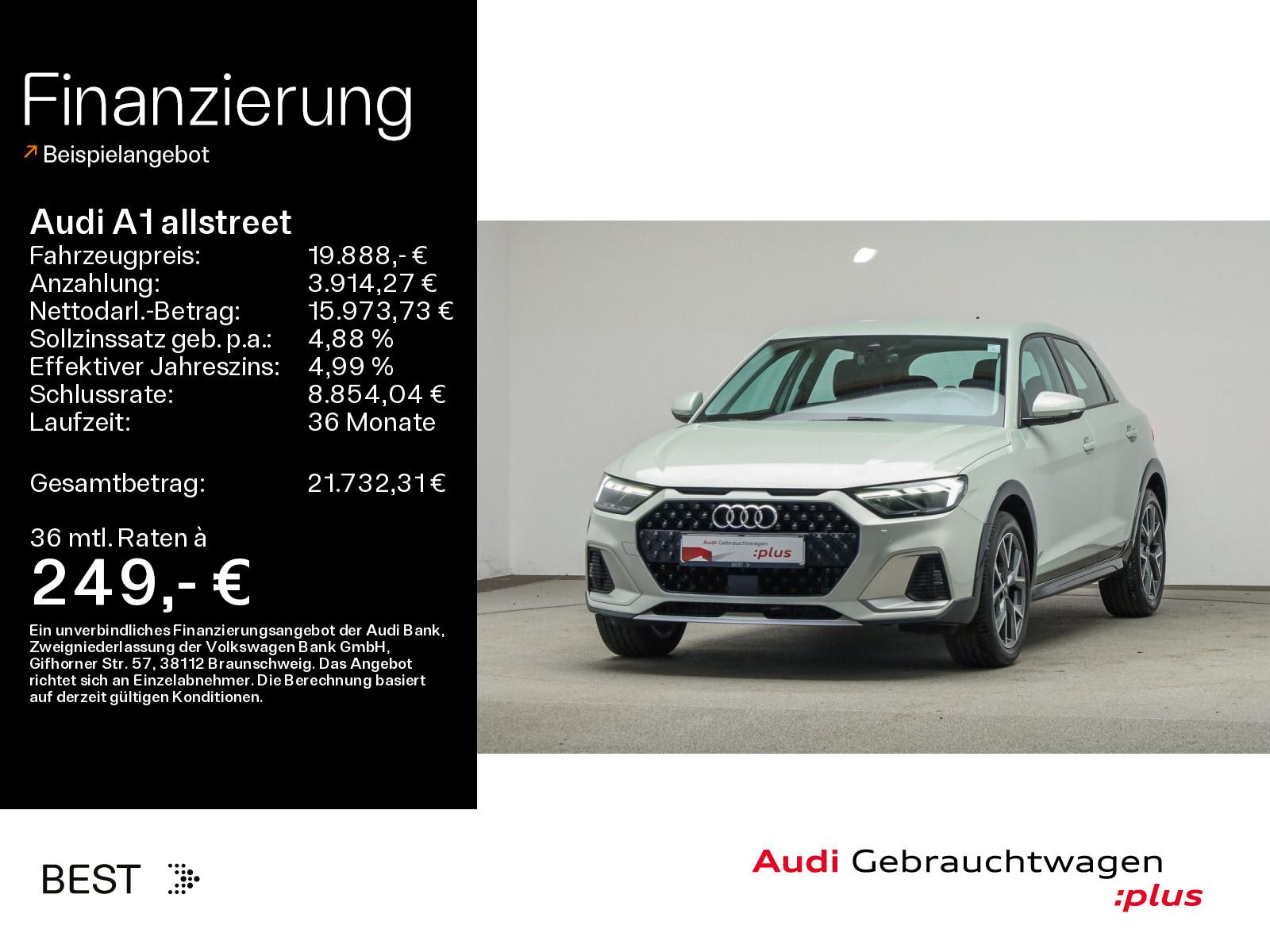 Audi A1 allstreet 30 TFSI LED, PDC, Sound, Interface