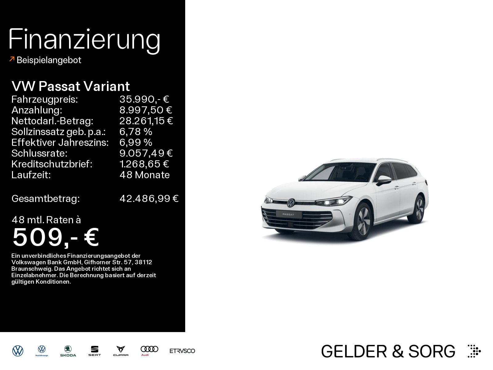 Volkswagen Passat Variant 2.0 TDI Elegance RFK*AHK*HuD*Mass