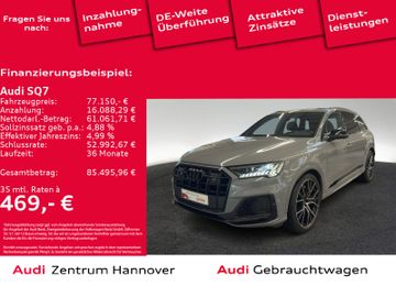 Audi Leasingangebot: Audi SQ7 4.0 TFSI quattro competition plus Laser Pano