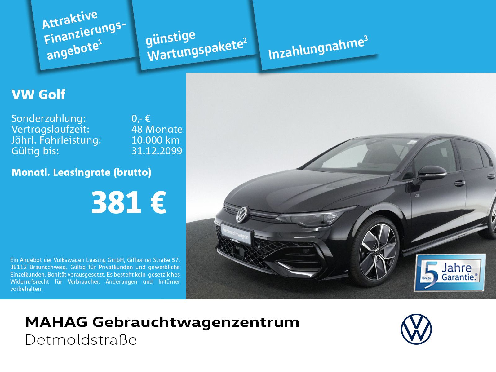 Volkswagen Golf VIII 1.5 eTSI R-LineBlack Navi IQ.LIGHT 18"
