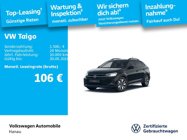 Volkswagen Taigo 1.0 TSI GOAL LED+SHZ+ACC+APP+