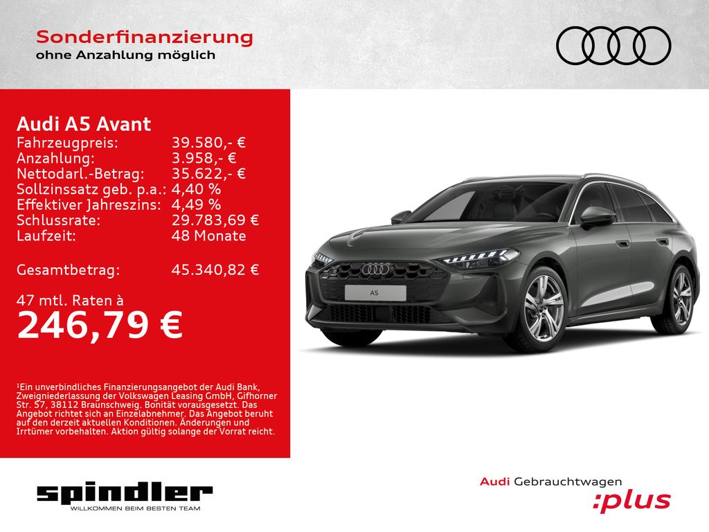 A5 Avant TFSI S-tronic / Tech, MMI-Navi+, LED+