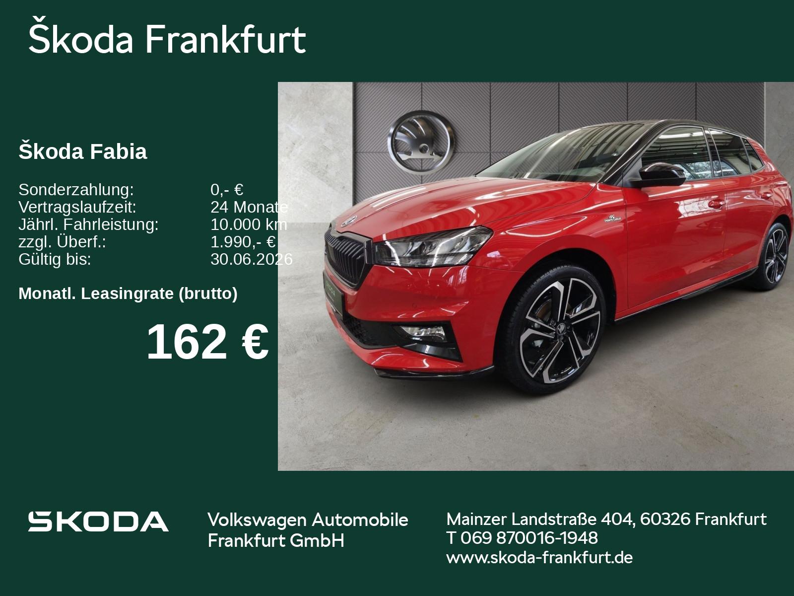 Skoda Fabia Monte Carlo 1,0 TSI SmartLink/ WinterPlus/