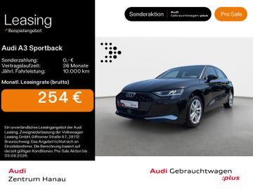 Audi Leasingangebot: Audi A3 Sportback 35 TDI advanced*NAVI-PLUS*KAMERA*HU