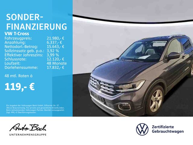 Volkswagen T-Cross 1.5 TSI DSG Style, Rückfahrkamera, App-C