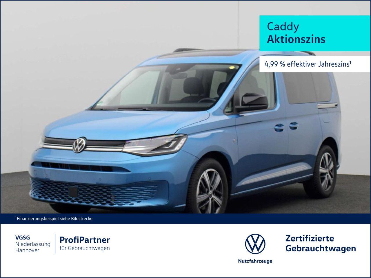Volkswagen Caddy Move AHK Pano LED AppConnect Alu
