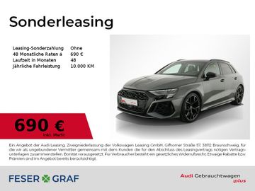 Audi Leasingangebot: Audi RS3 2.5 TFSI quattro s tronic Sportback Navi/Mat