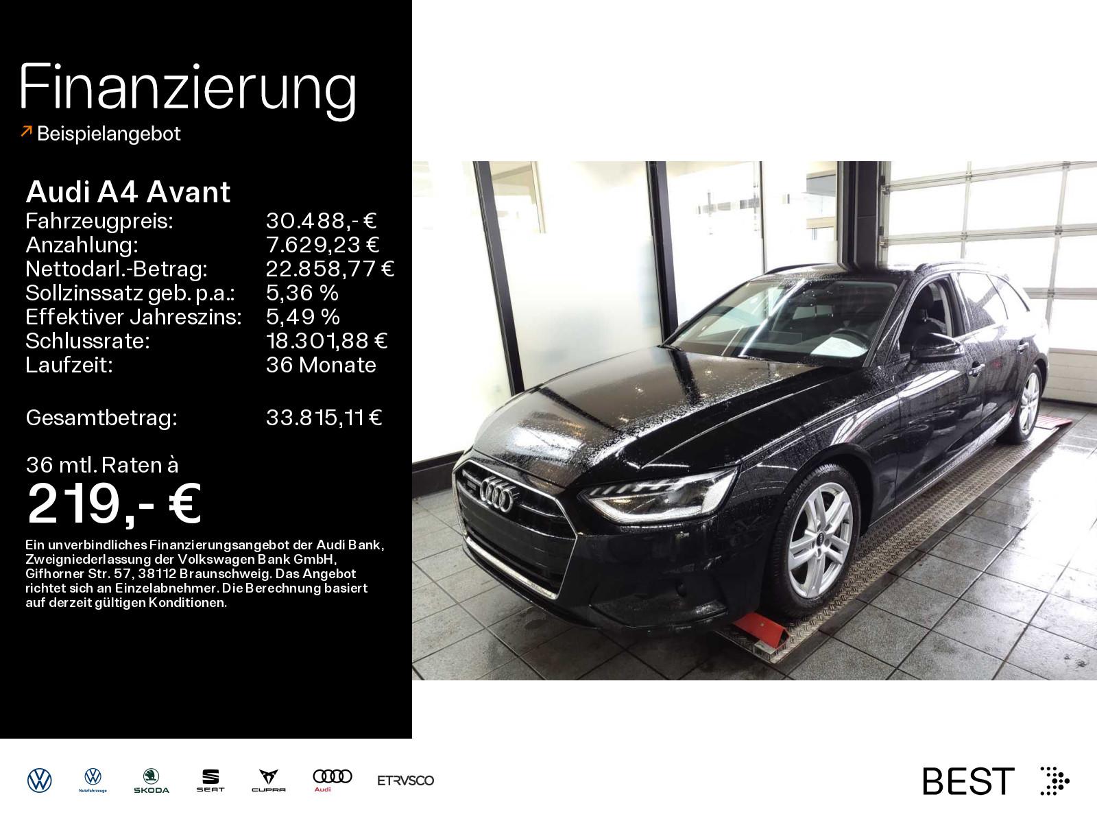 Audi A4 Avant 45 TFSI qu. AHK, Tour, Matrix, Sound