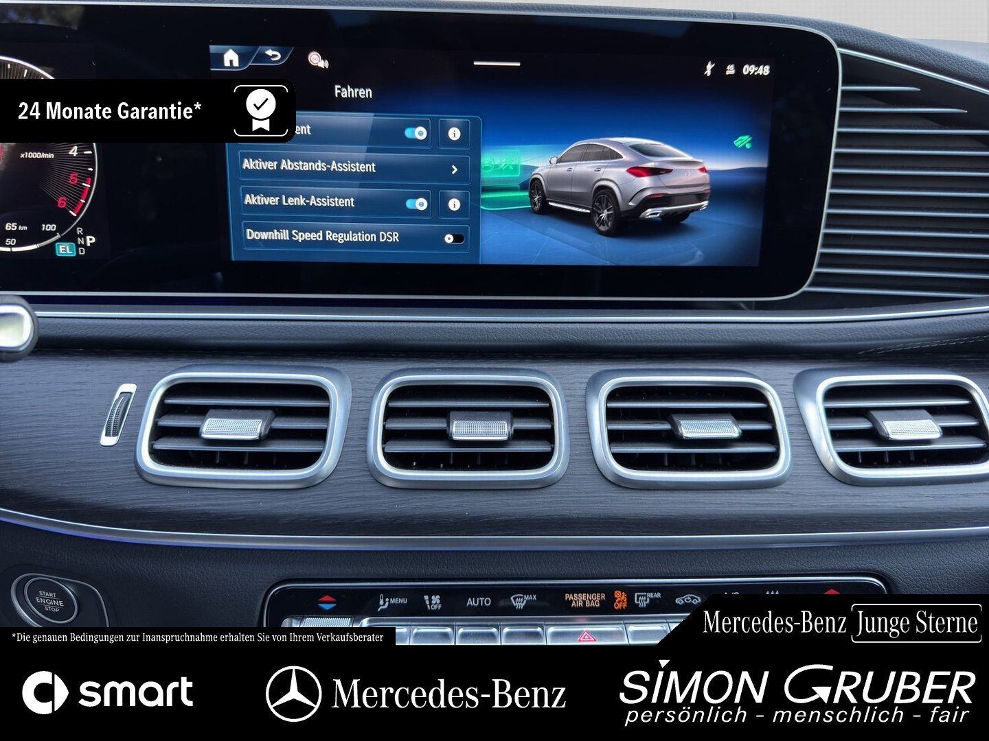 Fahrzeugabbildung Mercedes-Benz GLE 350 de 4M Coupe Sitzklima Airmatic Pano Burm